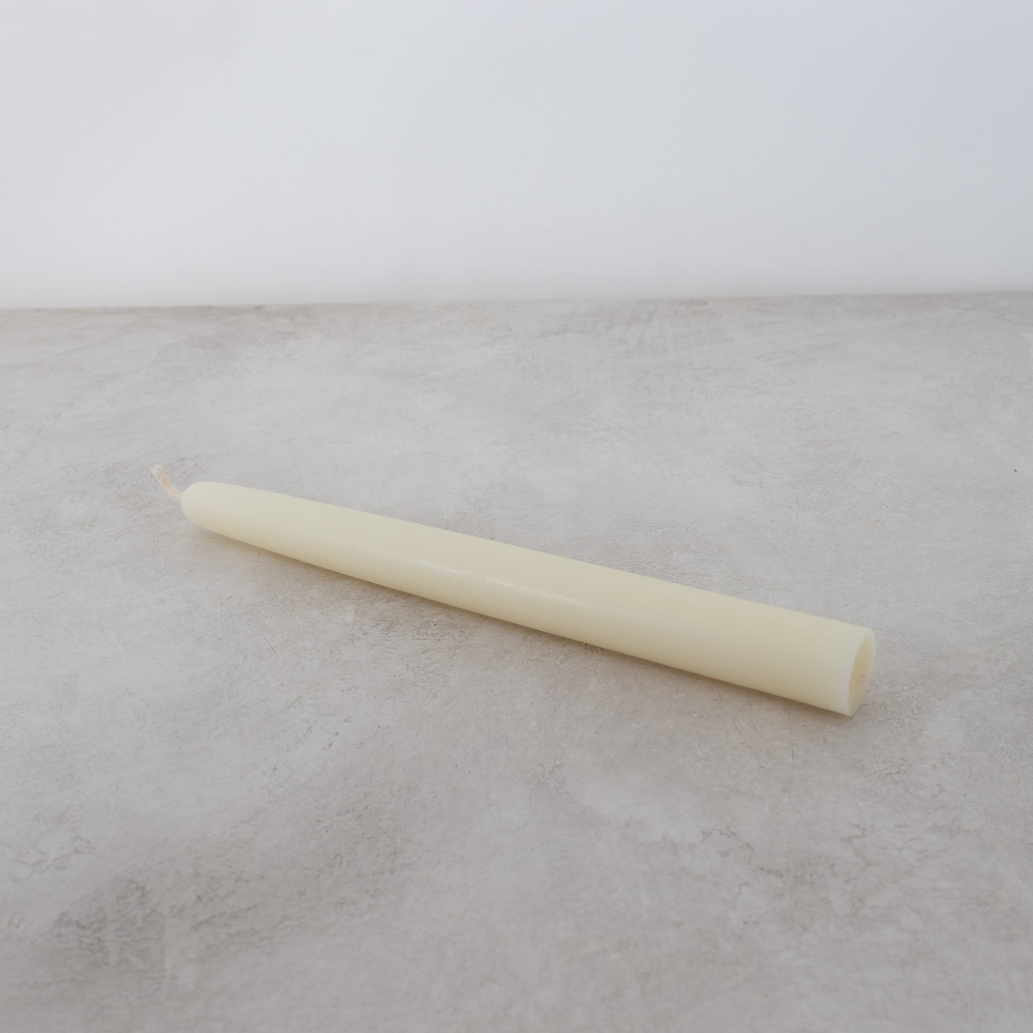 Bluecorn 100% Pure Beeswax 8" Taper Candle – Available in Raw or Ivory - Homekeep Studio