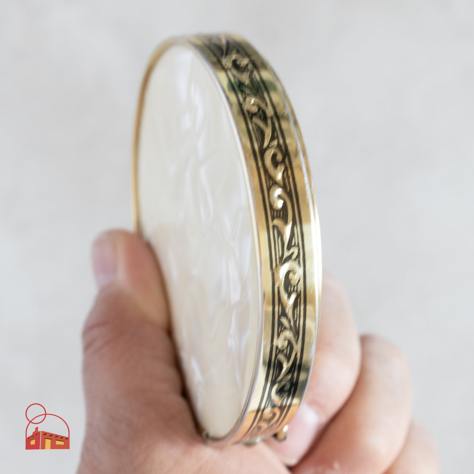 Elegant Vintage Japanese Compact Mirror - Homekeep Studio