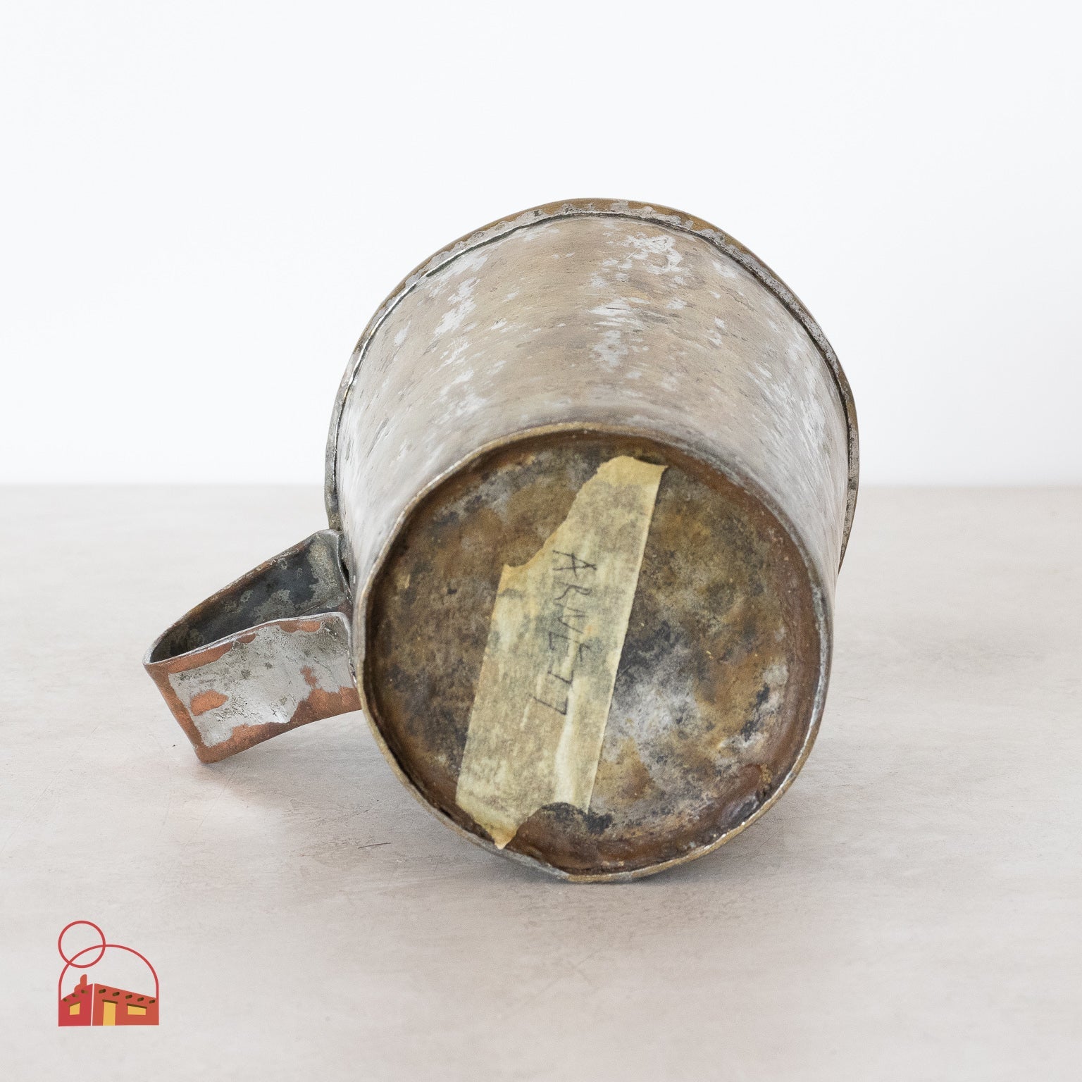 Vintage Brass and Tin Metal Cup - Homekeep Studio