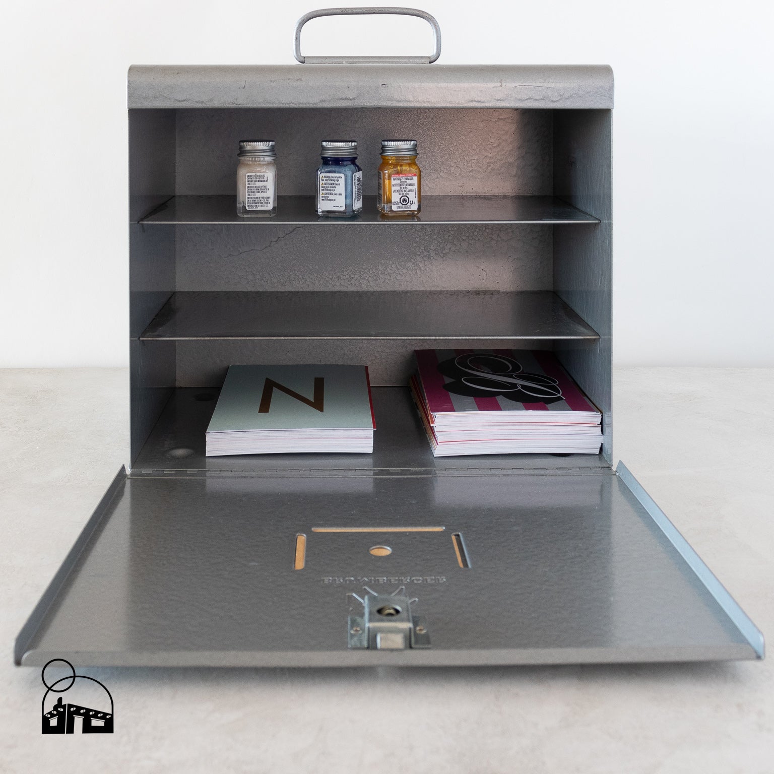 Vintage Brumberger Metal Film Storage Cabinet - Homekeep Studio